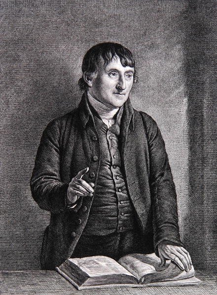 Porträtt av James Upton, ca 1819 (gravyr) av John Linnell