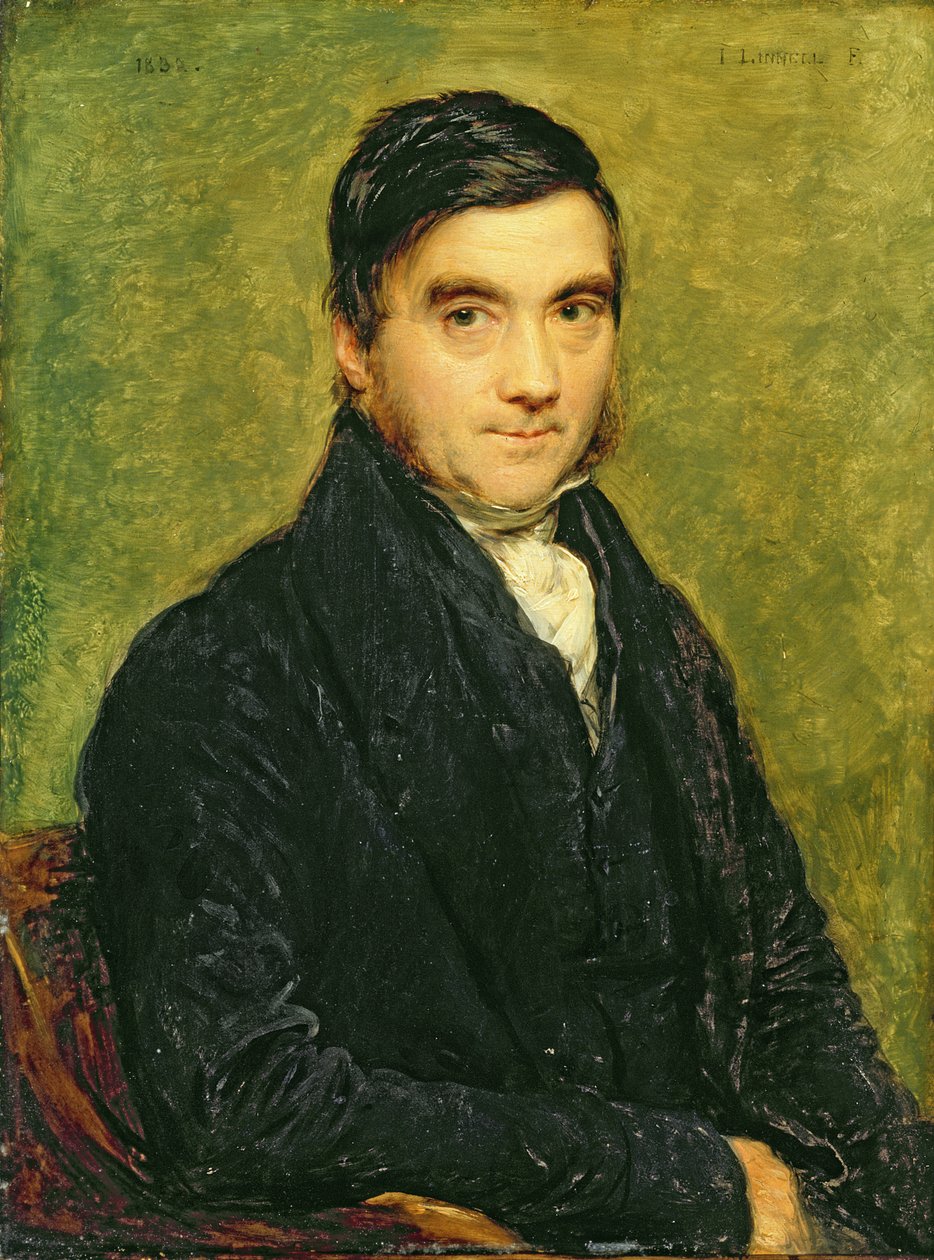 Porträtt av Mr Bolding, 1832 (se 238970 för par) av John Linnell