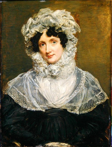 Porträtt av fru Bolding, 1832 (se 238969 för par) av John Linnell