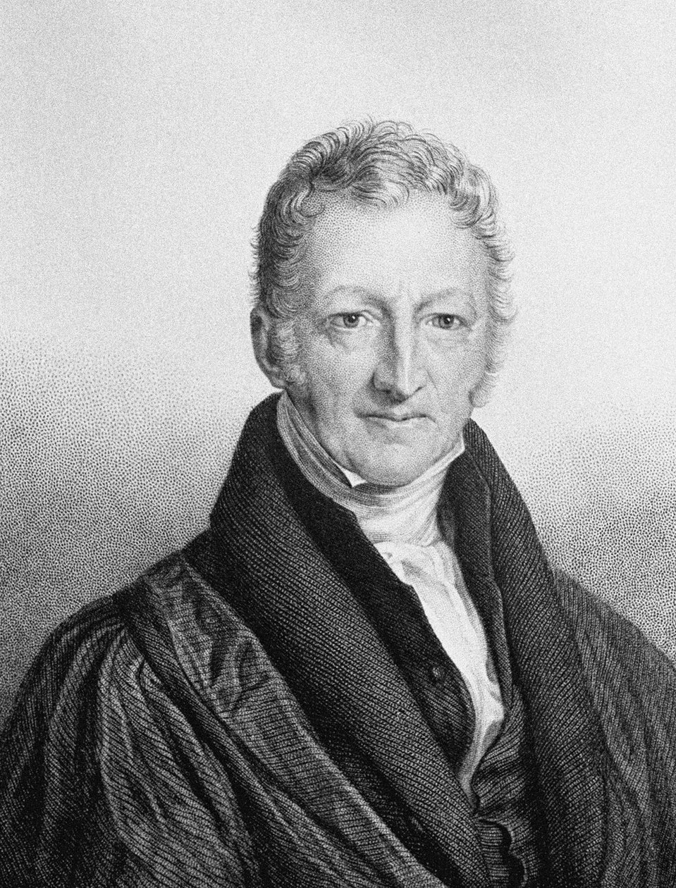 Porträtt av Thomas Robert Malthus 1766-1834 av John Linnell