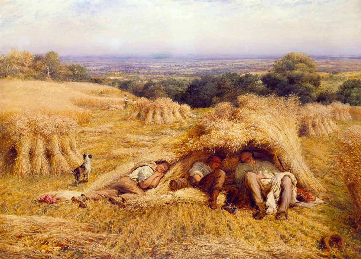 Middagsvilan, 1862 av John Linnell