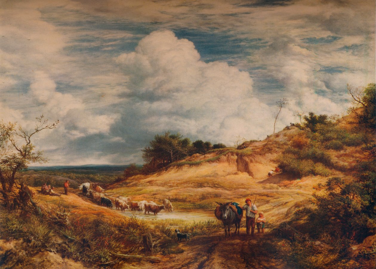 Sandlådorna, 1856 av John Linnell