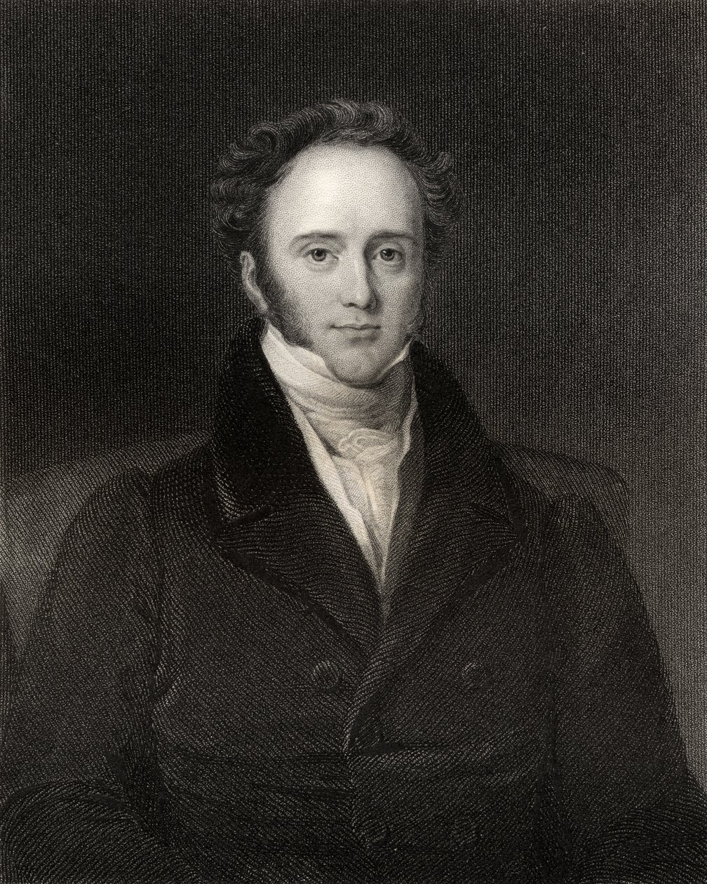 Henry John Temple, 3:e Viscount Palmerston, graverad av H.R. Cook (fl.1813-47), från 