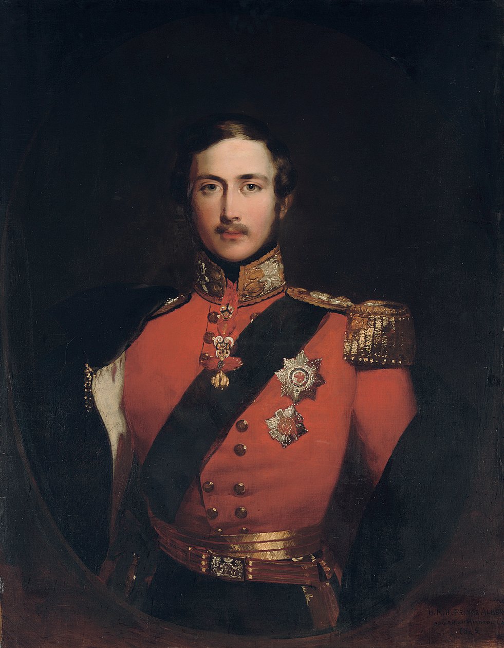Porträtt av Prins Albert, 1842 av John Lucas