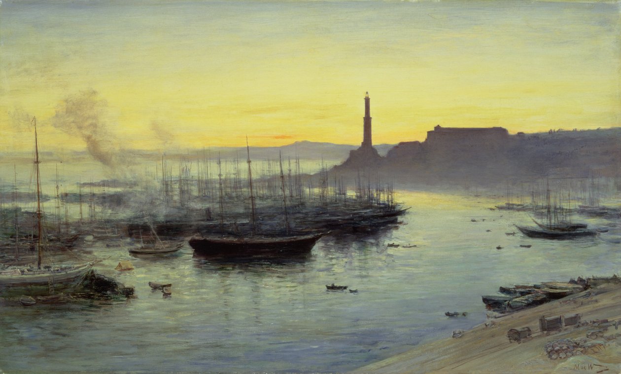 Genua, 1904 av John MacWhirter