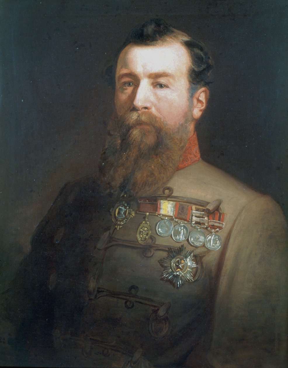 Brigadgeneral Sir Harry Lumsden CB (1821-96) c.1866 av John Maclaren Barclay