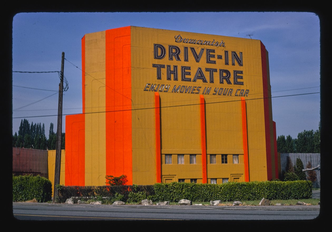 Duwamish Drive-in Theater, E. Marginal Way, Seattle, Washington, USA av John Margolies