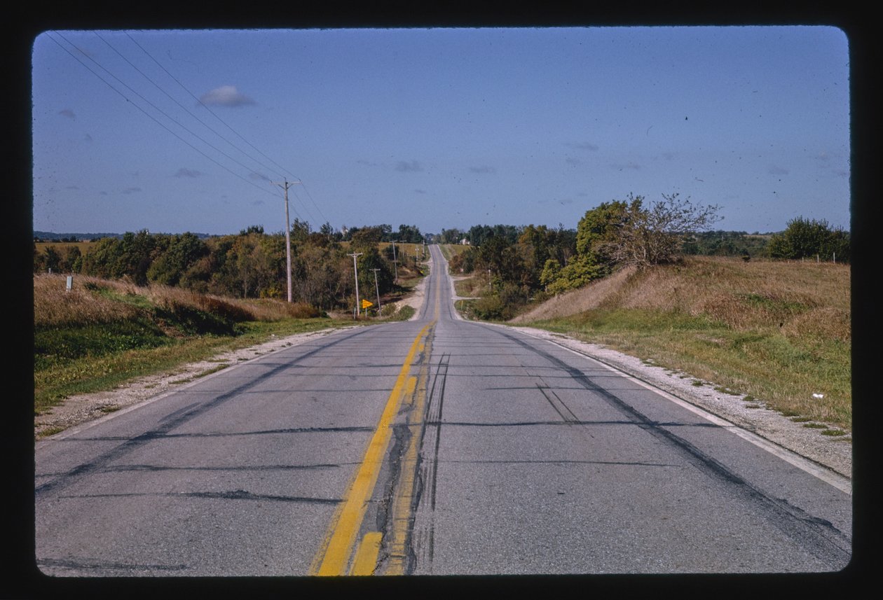 Highway 6, väster om Adel, Iowa, USA av John Margolies