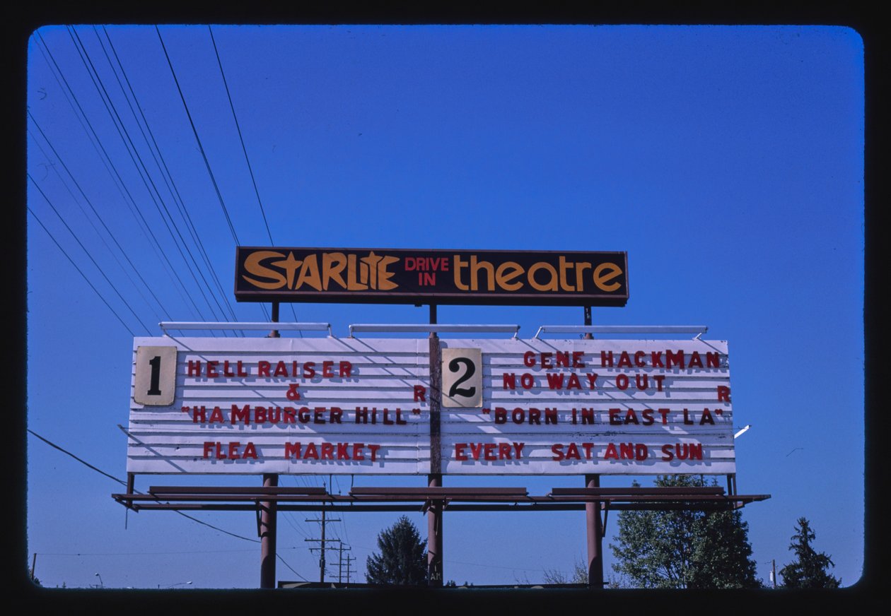 Starlite Drive-In, Medford, Oregon, USA av John Margolies