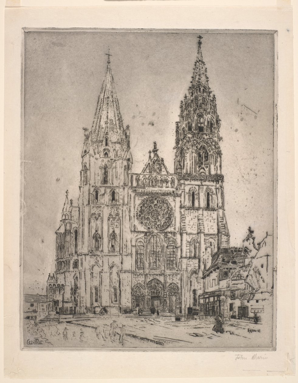 Katedralen i Chartres av John Marin