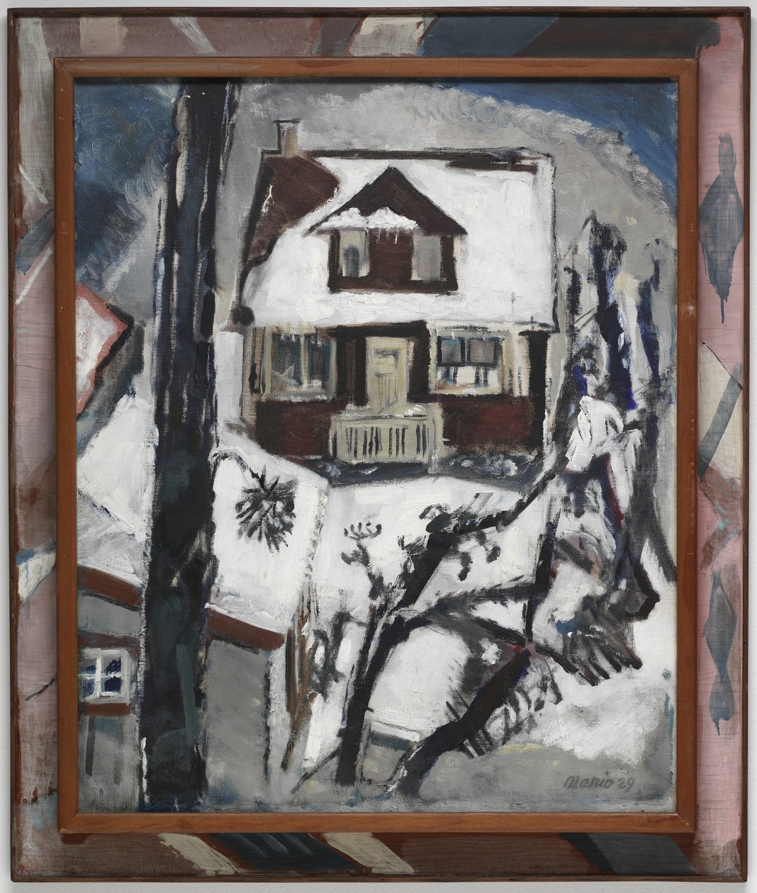 Från mitt fönster, Cliffside, New Jersey av John Marin