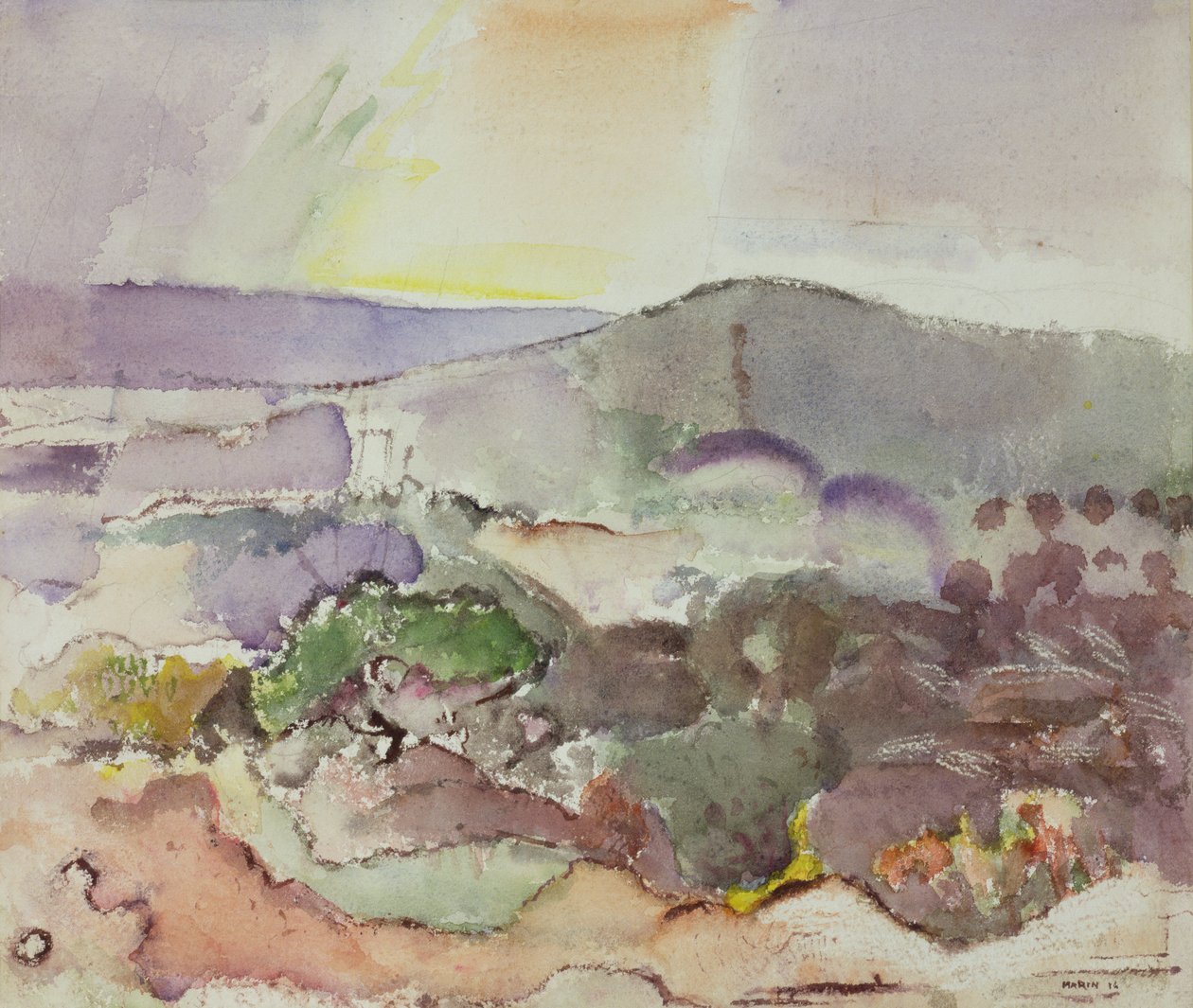 Landskap av John Marin