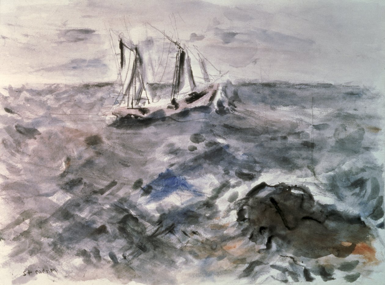 Havsfantasi nr III av John Marin