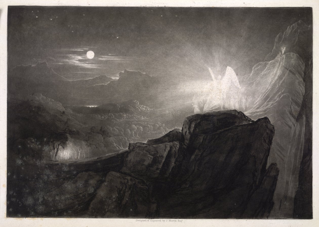 Illustration från Paradise Lost av John Martin