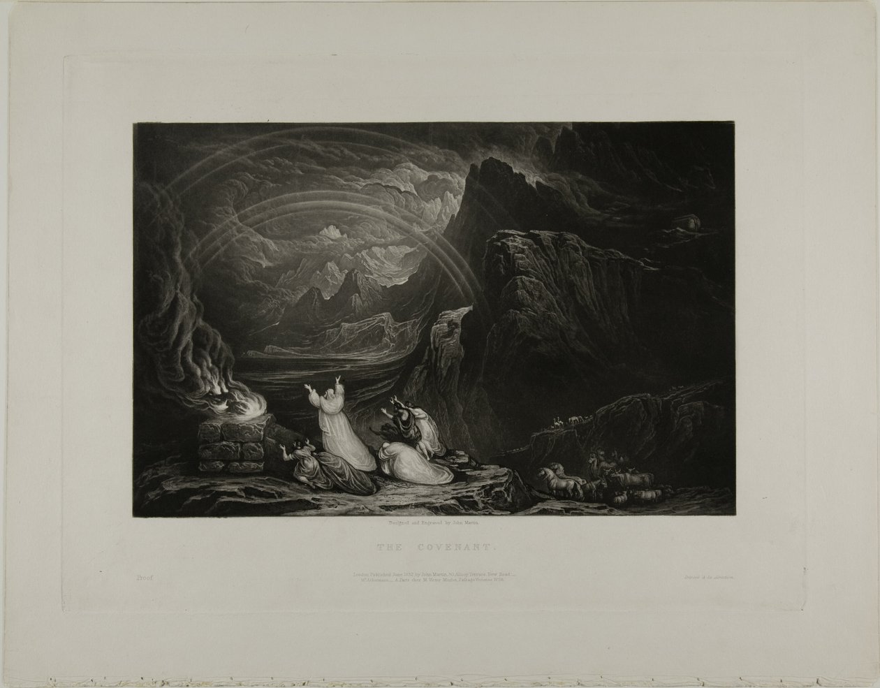 Förbundet, från illustrationer av Bibeln av John Martin