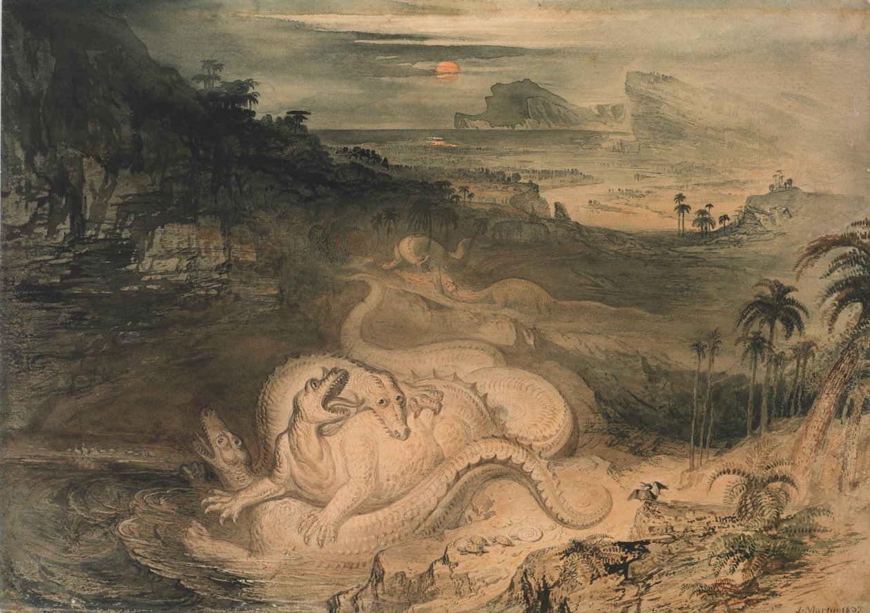 Iguanodonens land av John Martin