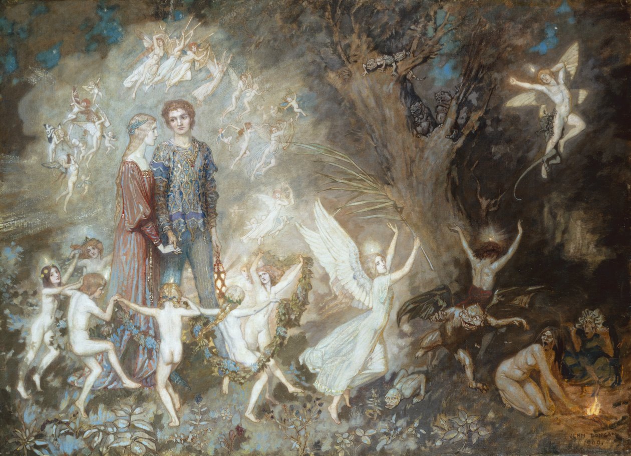 Jorinde och Joringel i Häxskogen av John Duncan