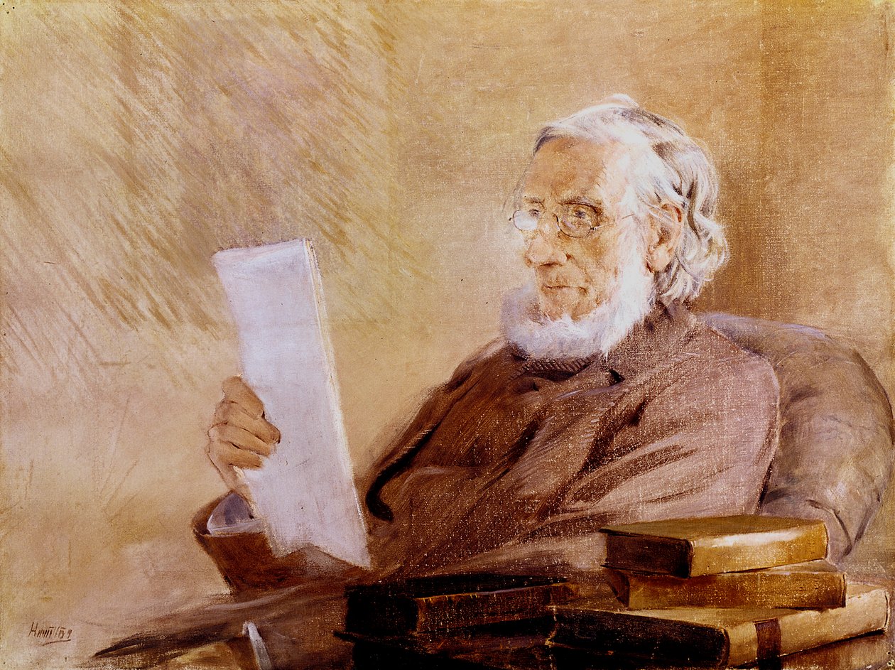 John Tyndall, irländsk född fysiker och bergsbestigare, 1893 av John McLure Hamilton