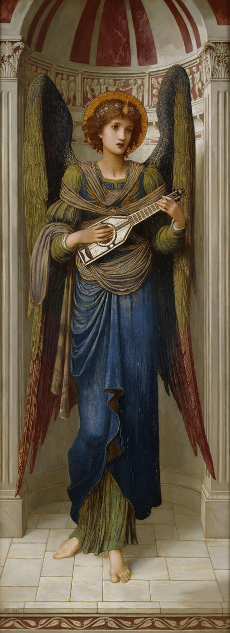 Änglar, 1895 av John Melhuish Strudwick