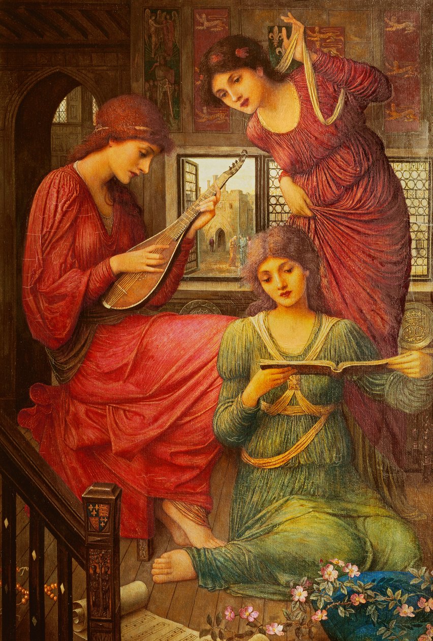 I de gyllene dagarna, av John Melhuish Strudwick