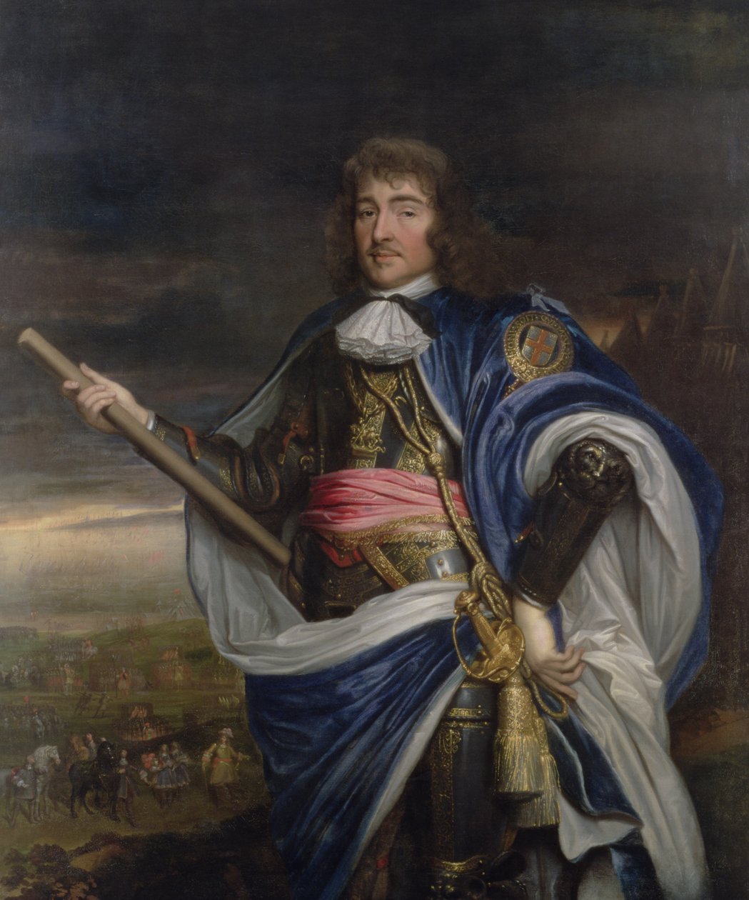 General George Monck, 1:e hertig av Albemarle (1608-70), 1668 av John Michael Wright