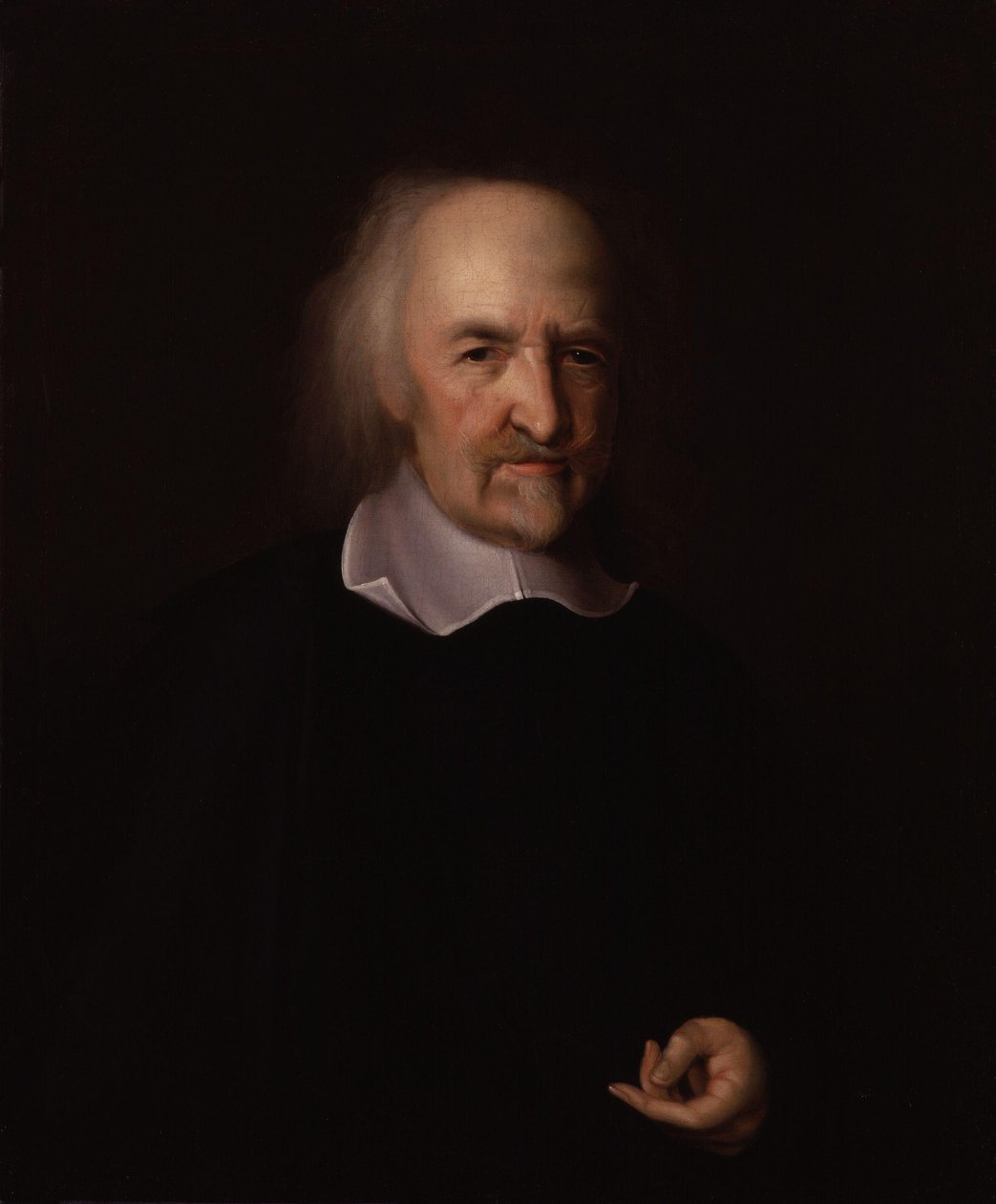 Porträtt av Thomas Hobbes, 1669-70 av John Michael Wright