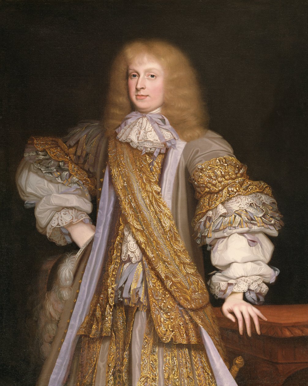 Sir John Corbet av Adderley, ca 1676 av John Michael Wright