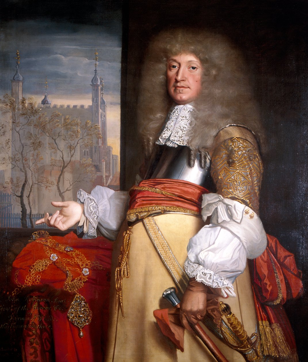 Sir John Robinson, borgmästare 1662. av John Michael Wright