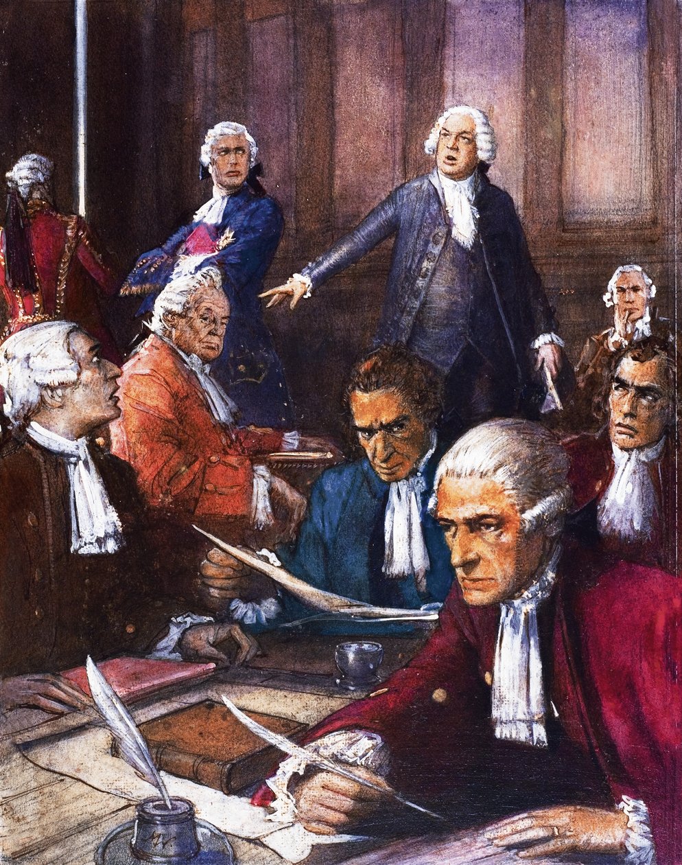 Den franska nationalförsamlingen av John Millar Watt