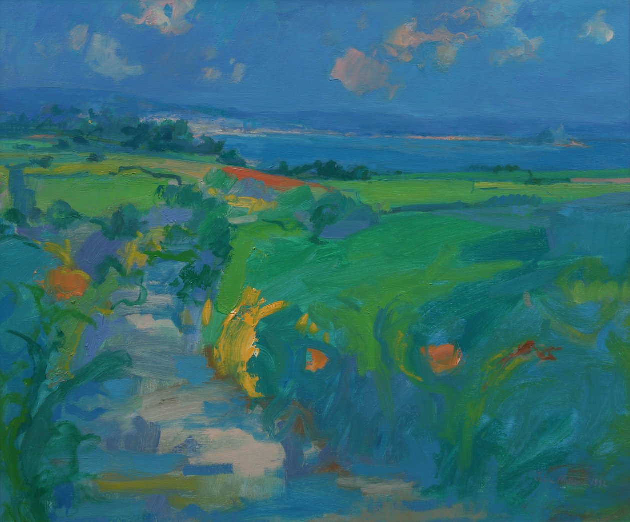 Mounts Bay Impression, 1992 av John Miller