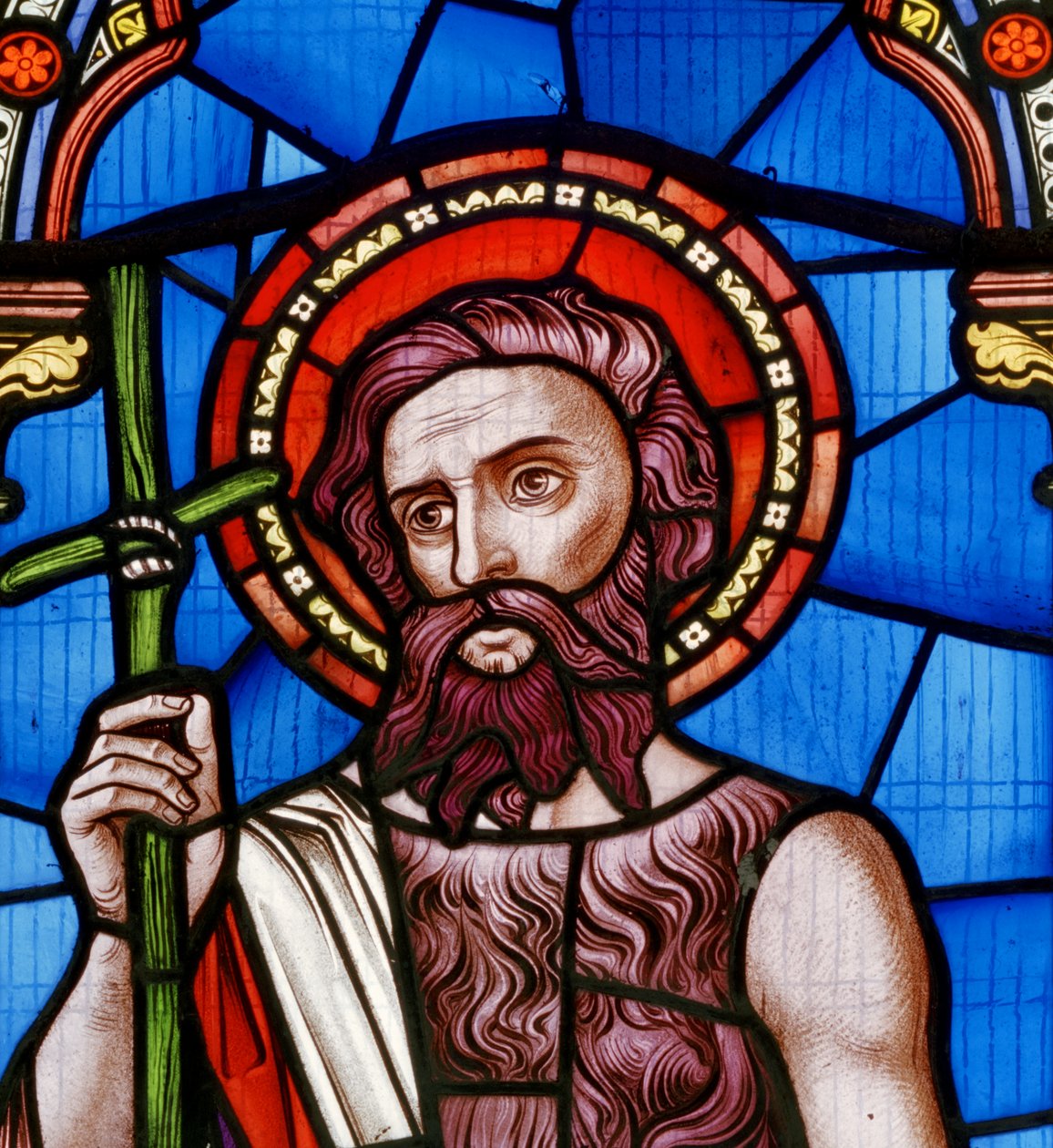 Johannes Döparen, 1863 (målat glas) av John Millner Allen