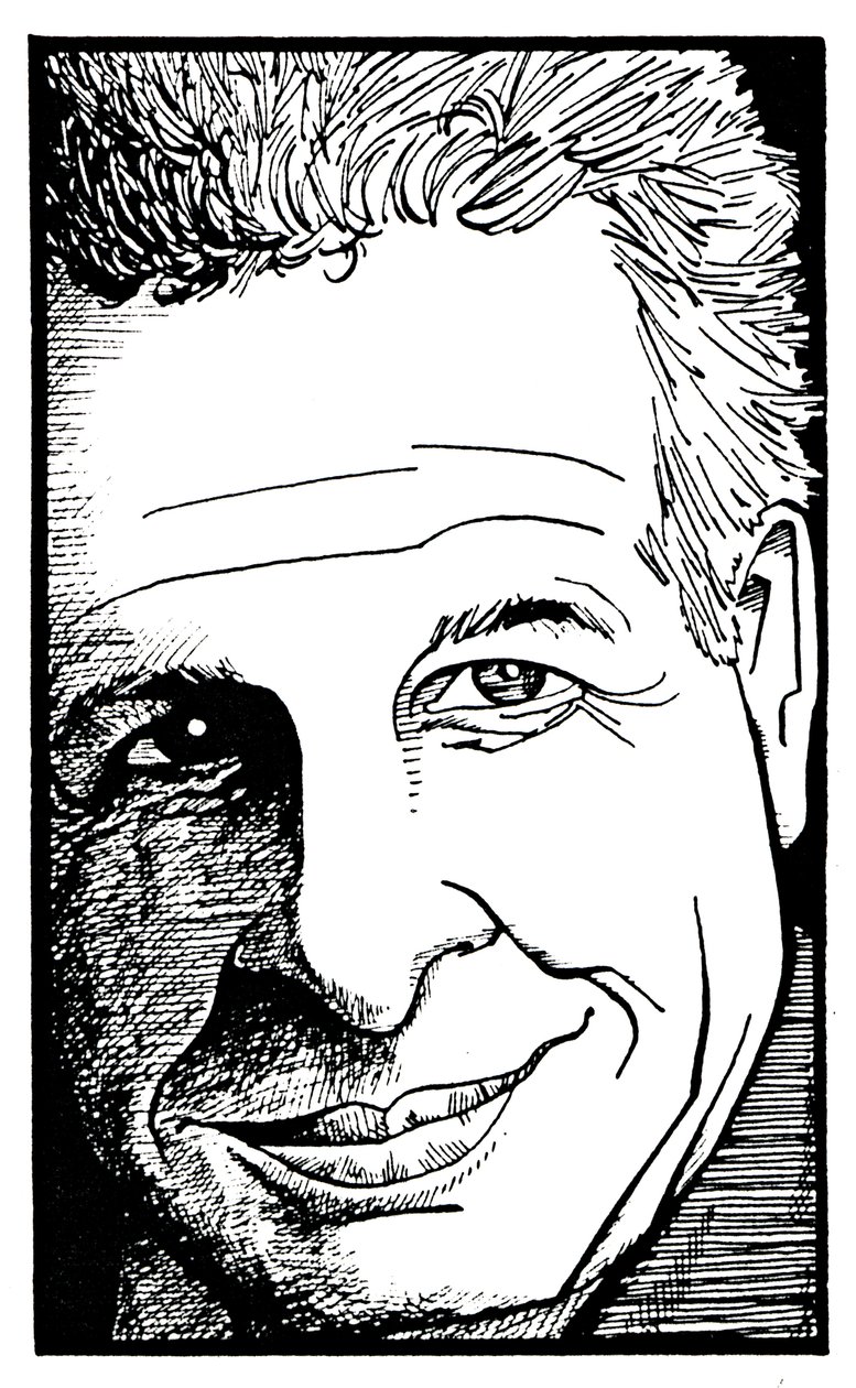 Alexander Goehr - porträtt av John Minnion