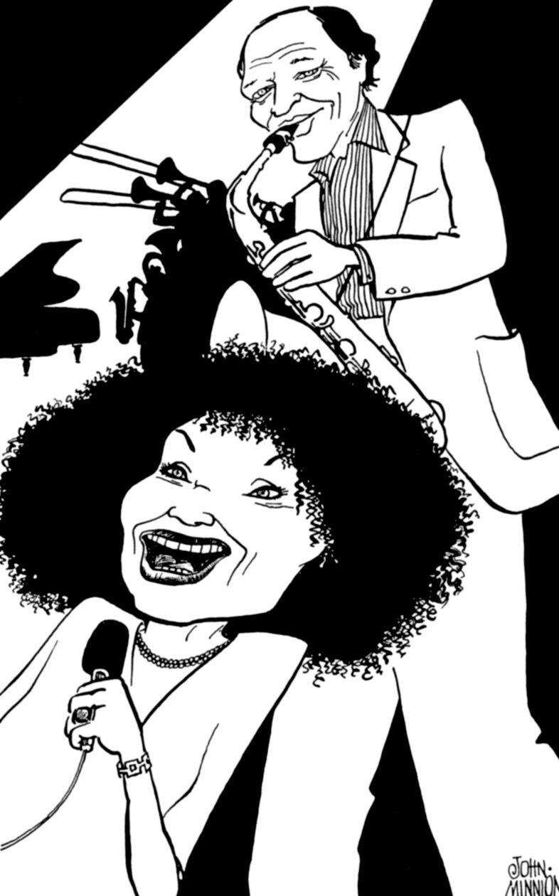 Cleo Laine och Sir John Dankworth Dame Cleo Laine, Lady Dankworth, född Clementina Dinah Campbell av John Minnion