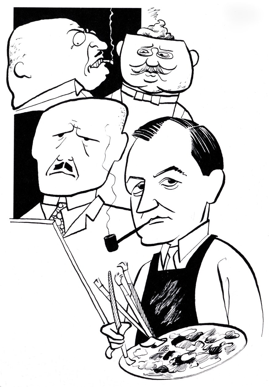 George Grosz, karikatyr av John Minnion