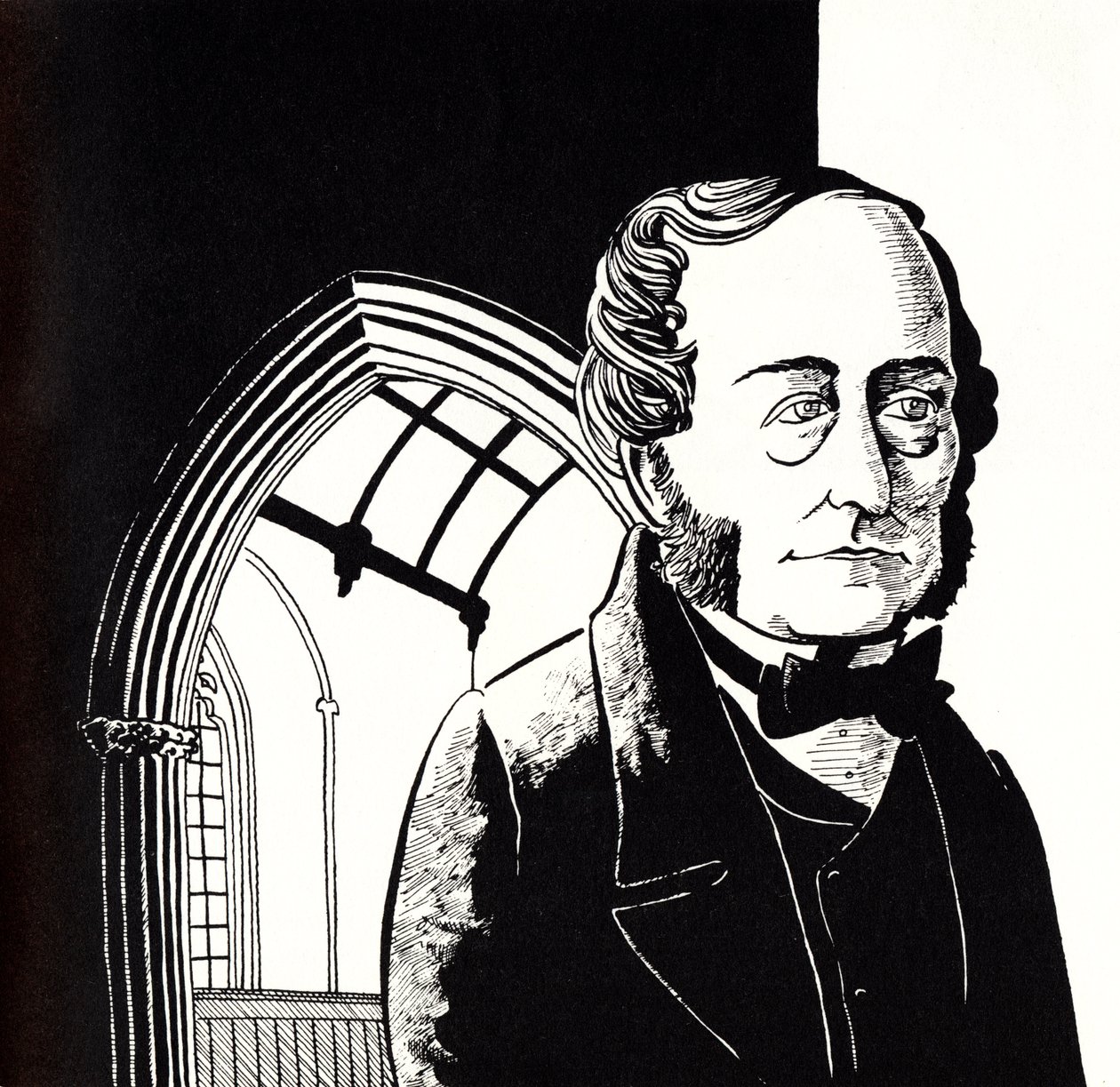 Samuel WESLEY, karikatyrer av John Minnion