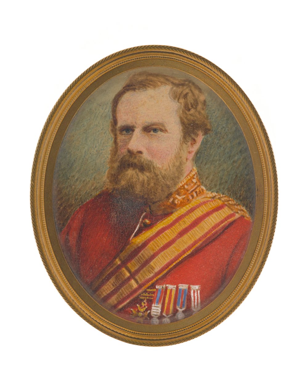 Generallöjtnant David Pott (1812-1881) i stabsuniform av John Moffat