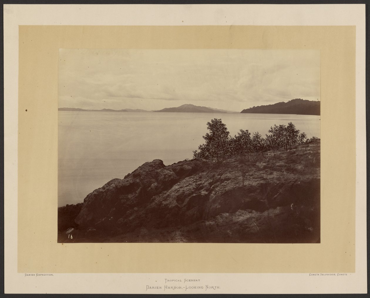 Darien Harbor - Vy mot norr. av John Moran