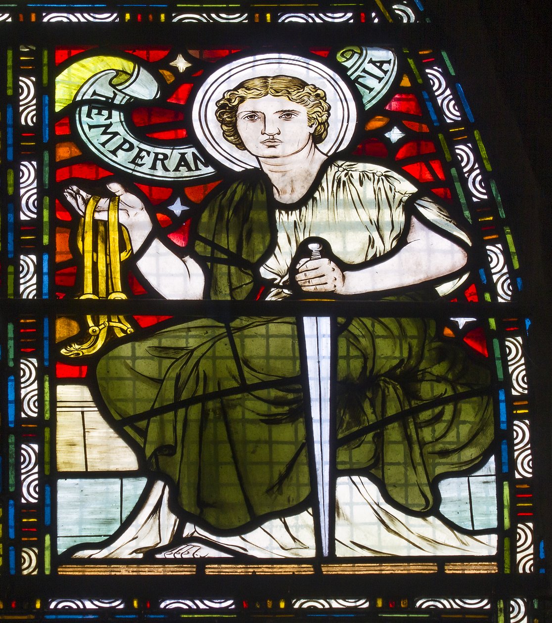 Paisley Abbey, Cottire & Co, tillskriven John Moyr Smith, Temperance, 1873 av John Moyr attr.to Smith
