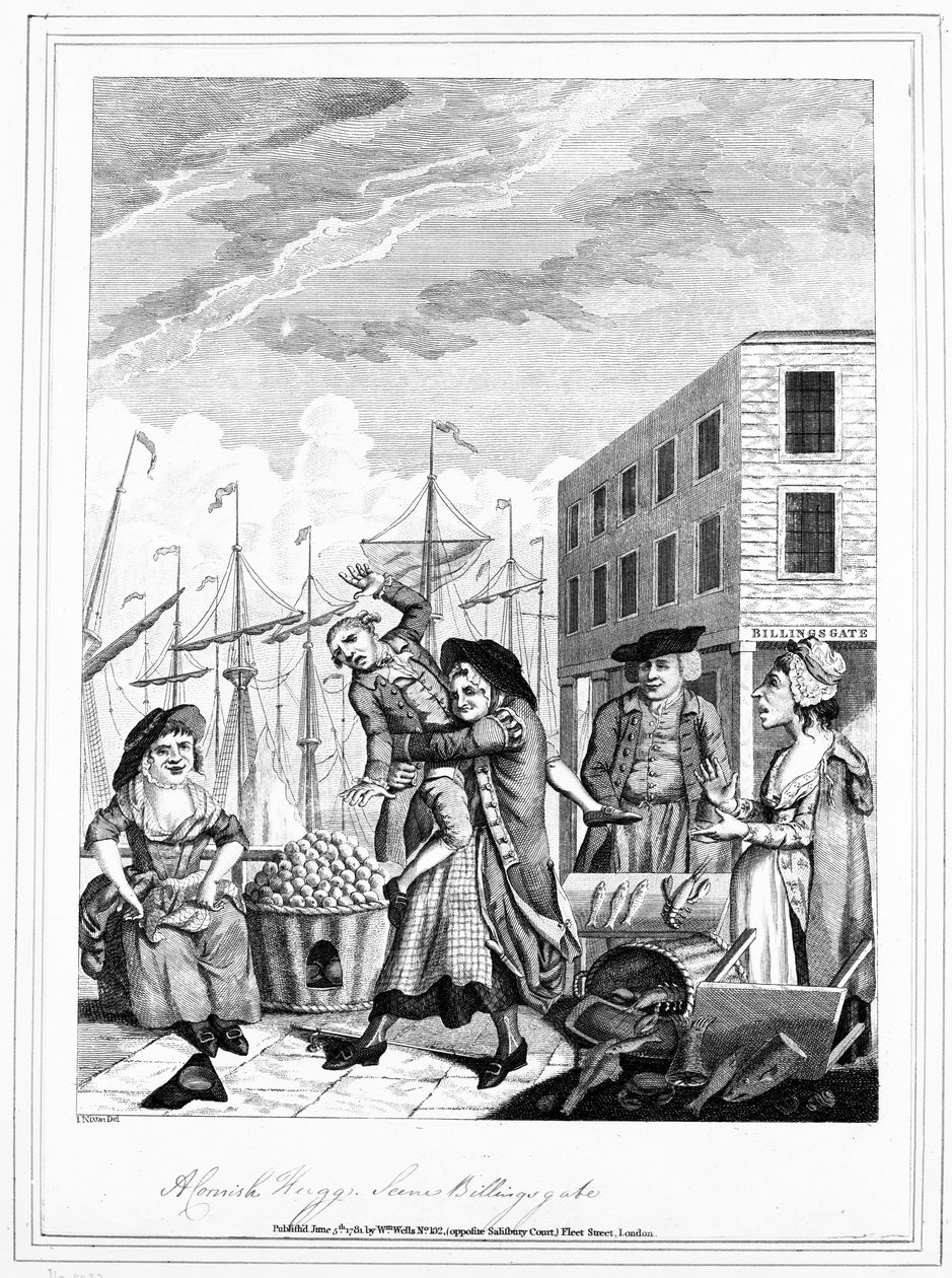 En kram från Cornwall i Billingsgate, 1781 av John Nixon