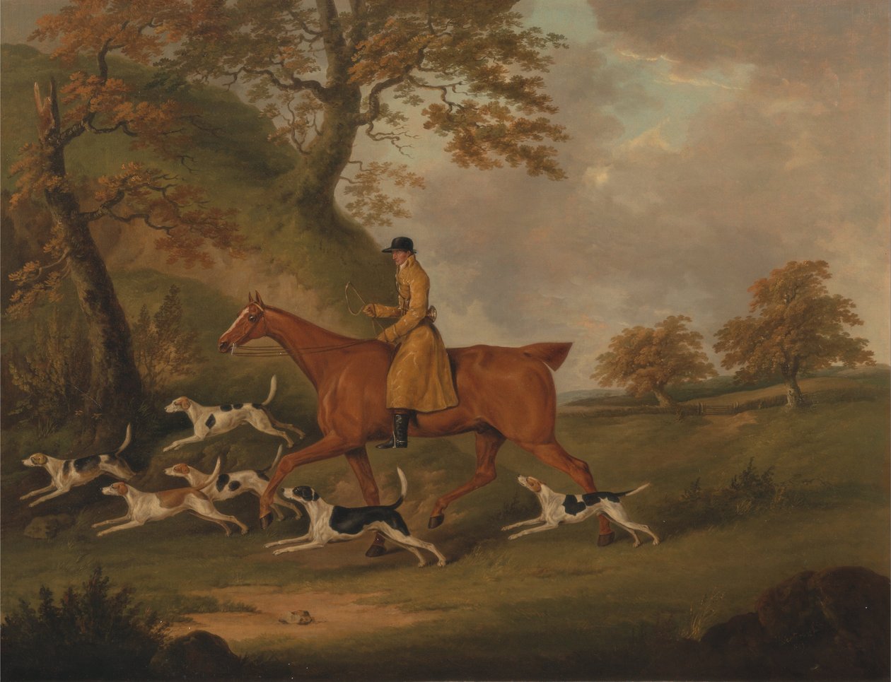 Jägare och hundar av John Nost Sartorius