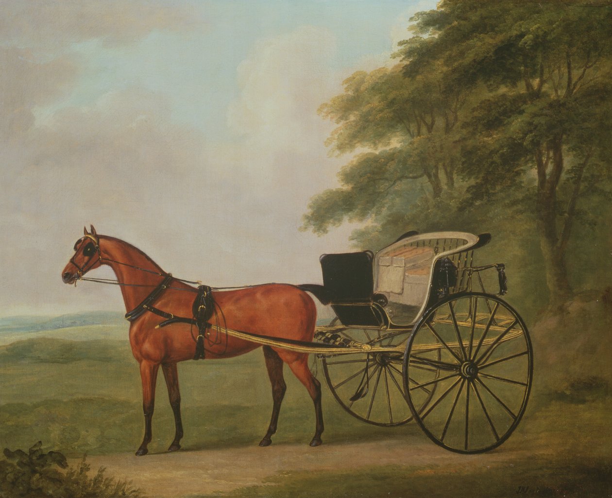 En vik kopplad till en Tilbury av John Nott Sartorius