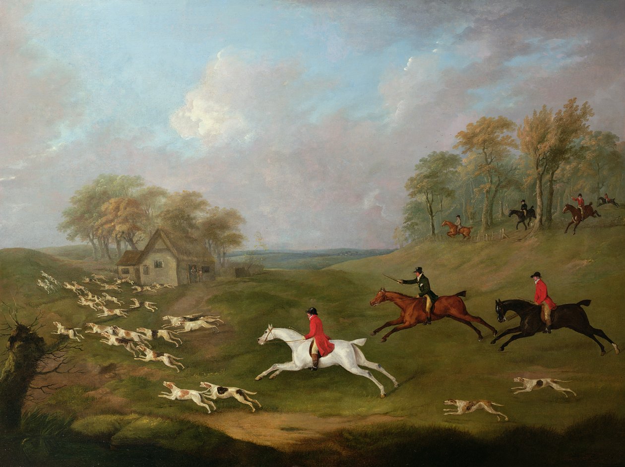 Going to Covert (olja på duk) av John Nott Sartorius