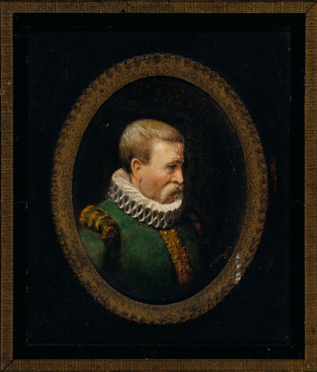 Porträtt av en hugenottisk gentleman från Karl IX:s tid av John O