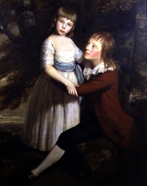 Henry och Frances Read från Walthamstow, ca 1783 av John Opie