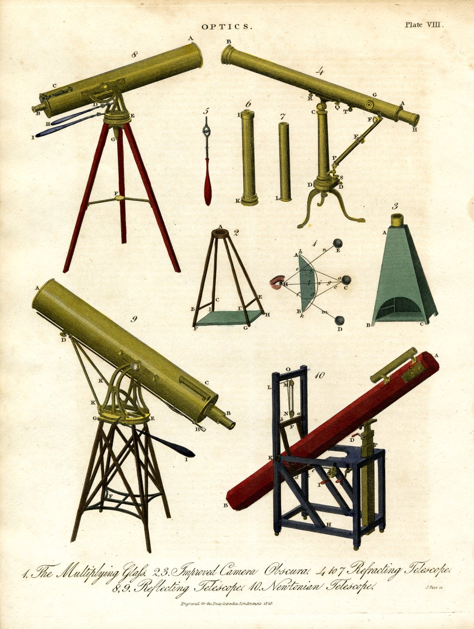 Optiska instrument från 1800-talet av John Pass