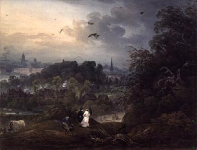 Utsikt över Shrewsbury från norr av John Pearson