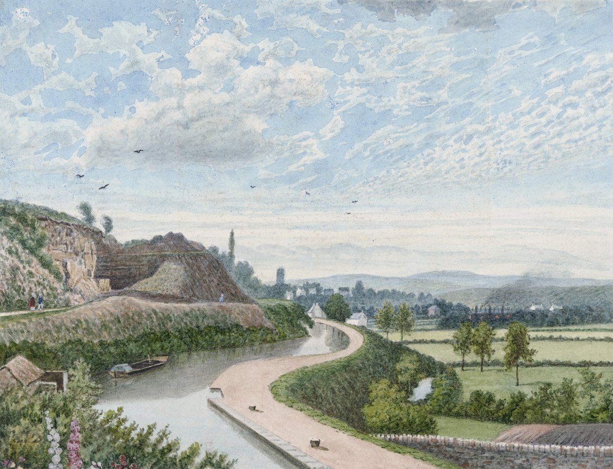 Glamorganshire-kanalen vid Ynysangharad av John Petherick