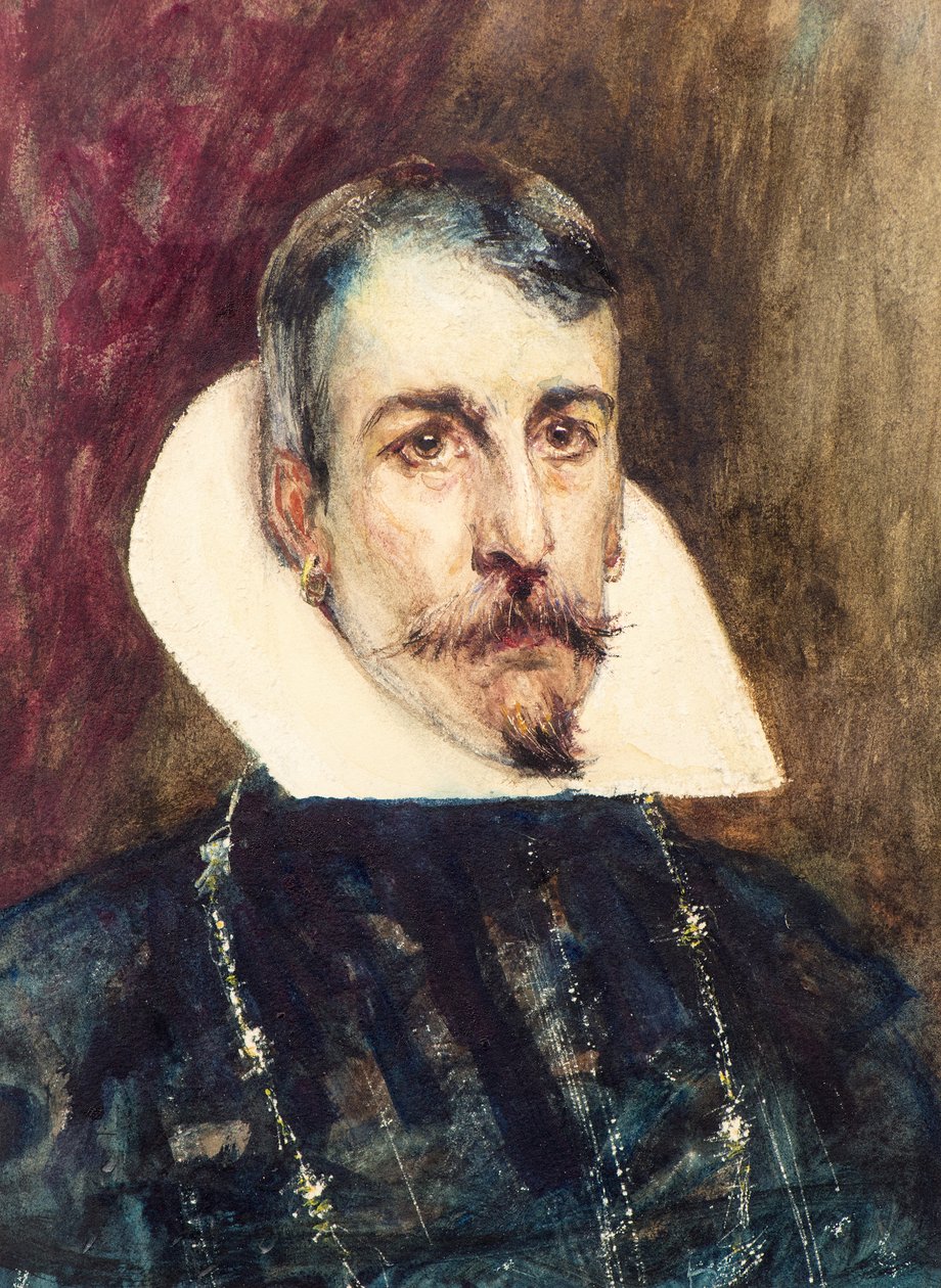A Grandee of Spain, ca 1892 (akvarell) av John Pettie