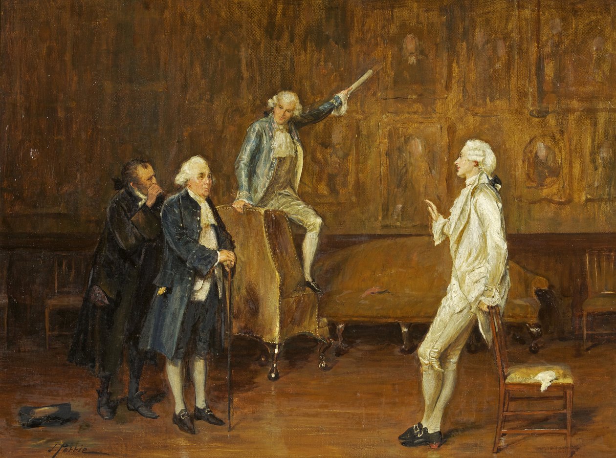 Charles Surface säljer sina förfäder av John Pettie