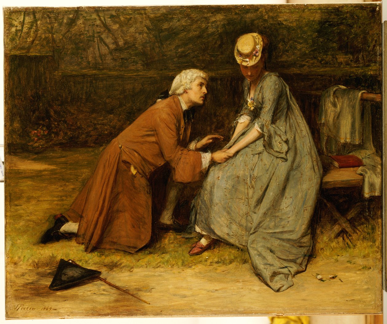 Förslaget, 1869 av John Pettie